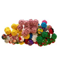 Flores de Crochet e Fuxico