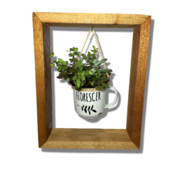 Quadro Caneca Terrário