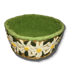 Balaio de Crochê Margaridas