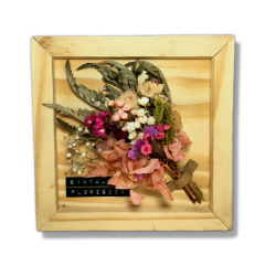 Quadro Buquê Mensagem