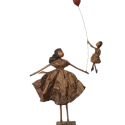 Mãe e Filha com balão